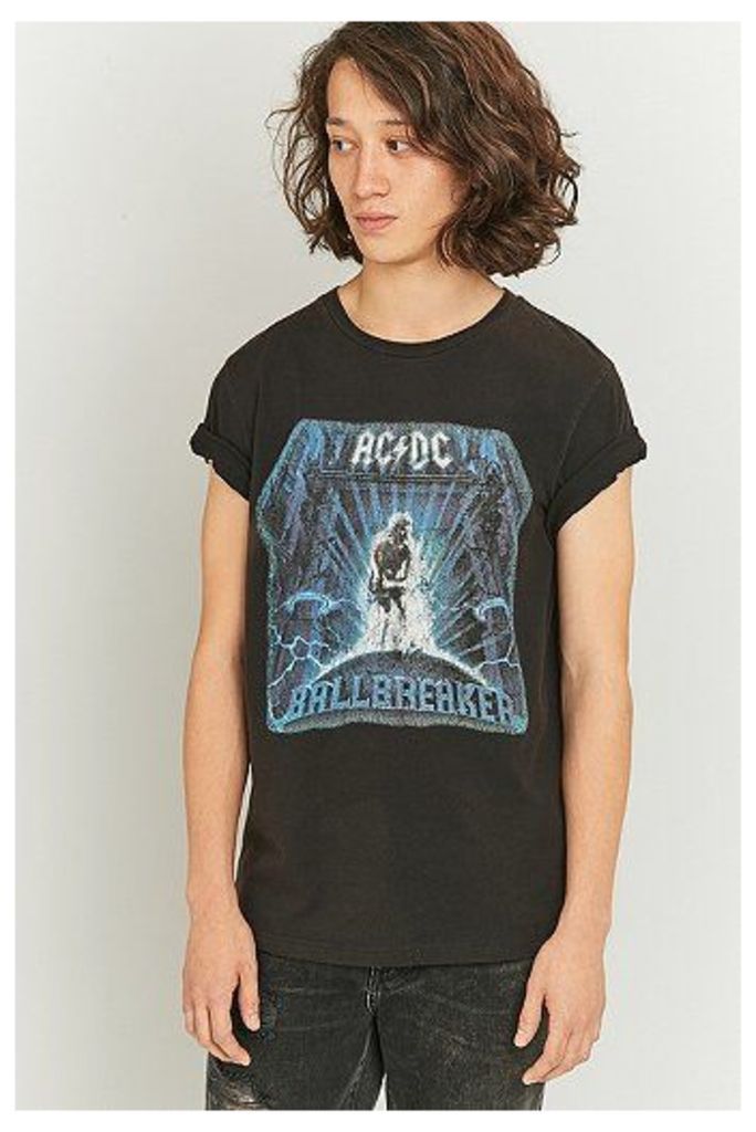 AC/DC Acid Wash Black Tour Shirt, Black