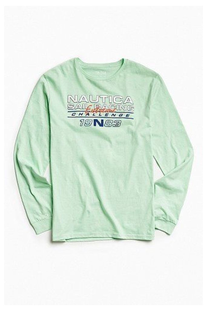 Nautica + UO Long Sleeve T-shirt, Turquoise