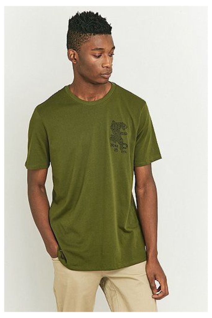 Nike SB Green Dry Leopard T-shirt, Green