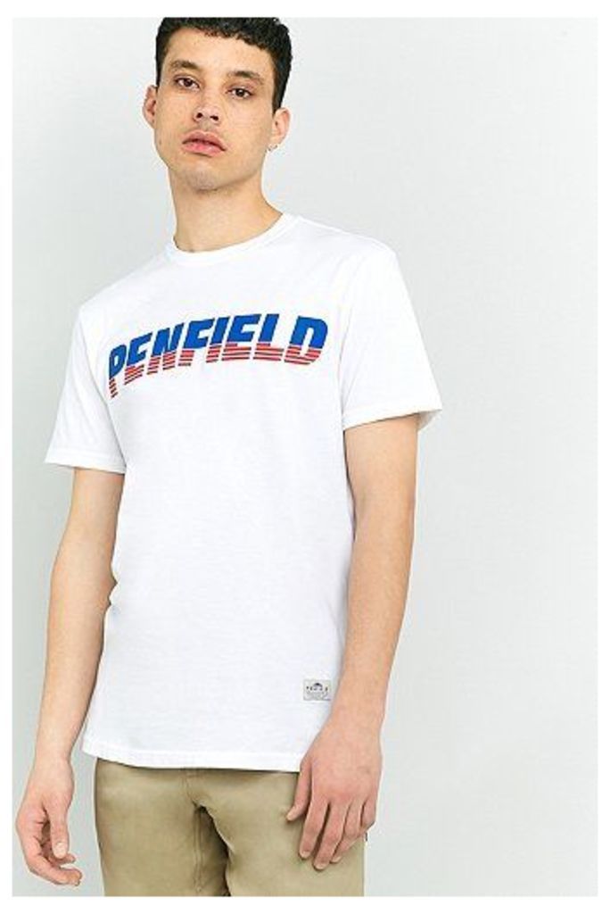 Penfield Montoya Motion White T-shirt, WHITE
