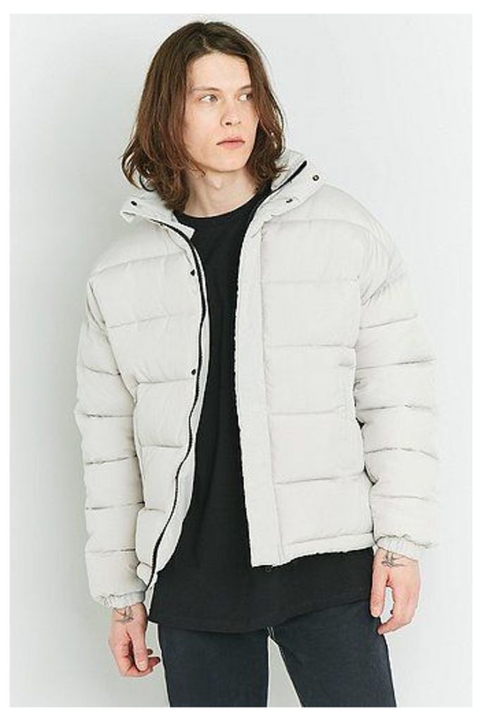 Shore Leave Stone Zip Puffer Jacket, Neutral