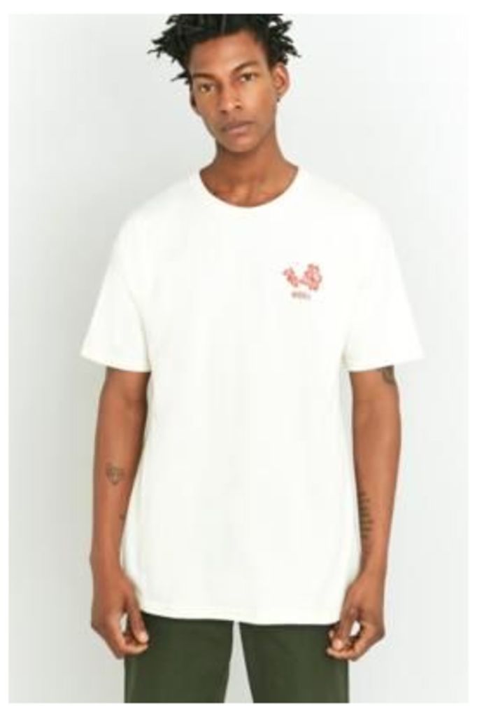 Obey Natural Flower T-shirt, IVORY