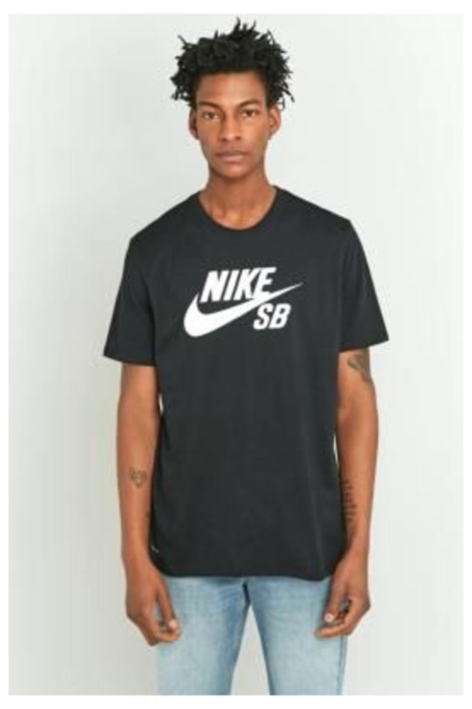 Nike SB Black Logo T-shirt, Black