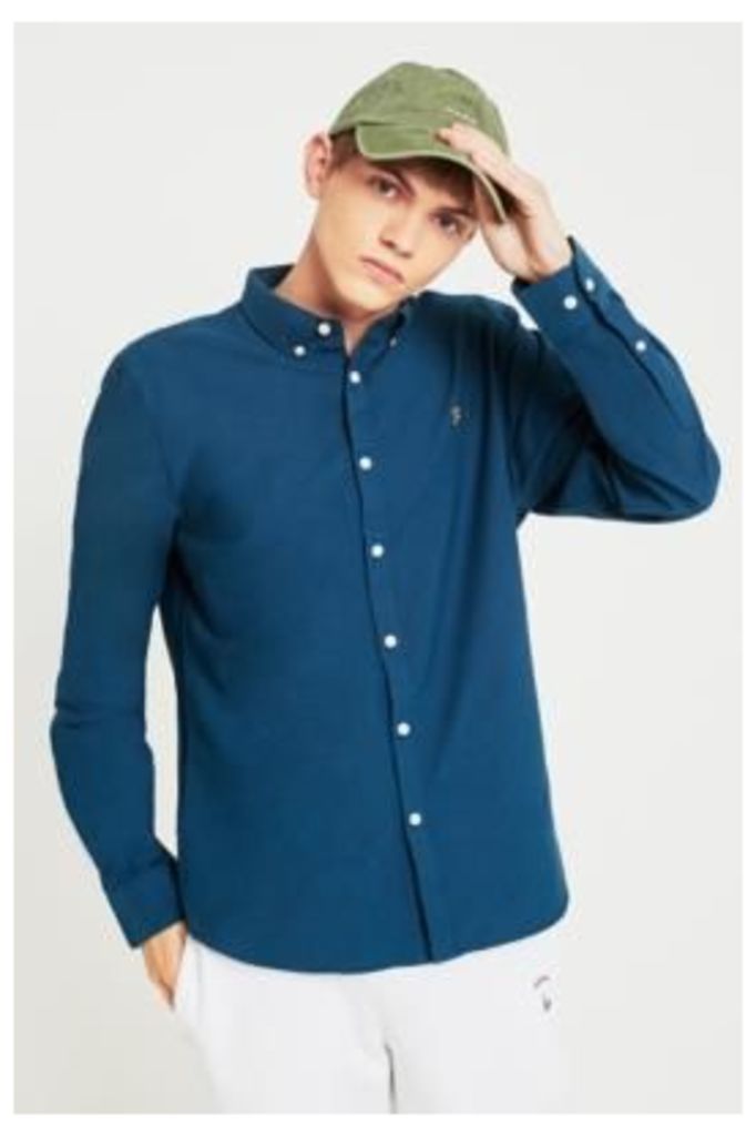 Farah Brewer Atlantic Blue Long-Sleeve Shirt, Blue