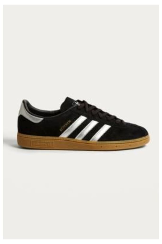 adidas Originals Munchen Black Gumsole Trainers, Black Multi