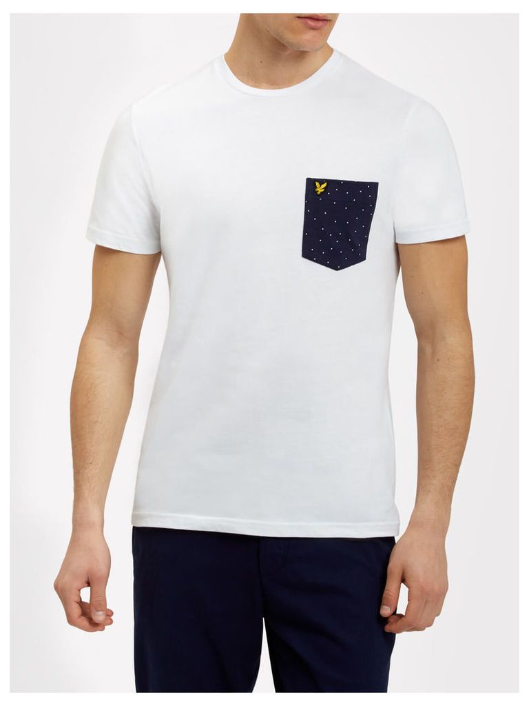 Lyle & Scott Mini Square Dot Pattern Pocket T-shirt