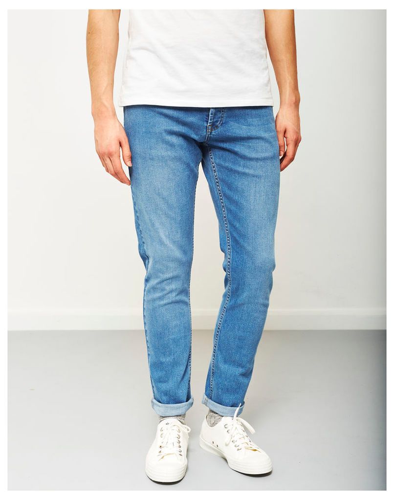 The Idle Man Slim Fit Jeans Stone Wash