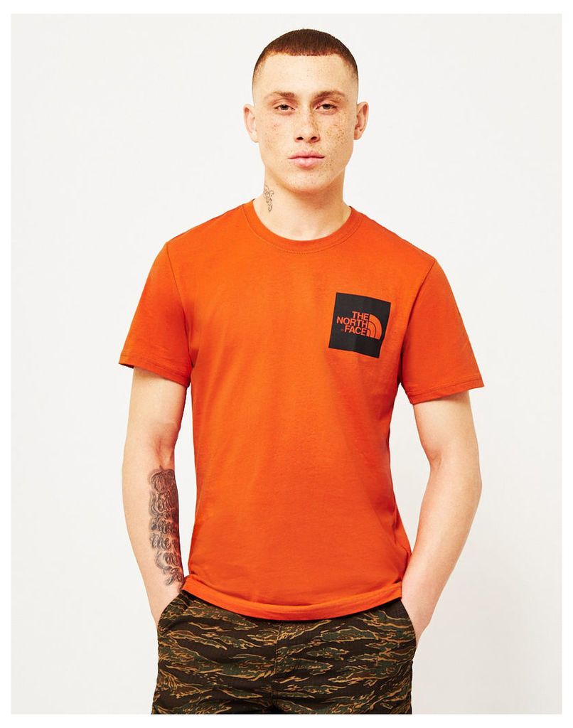 The North Face Black Label Short Sleeve Fine T-Shirt Orange