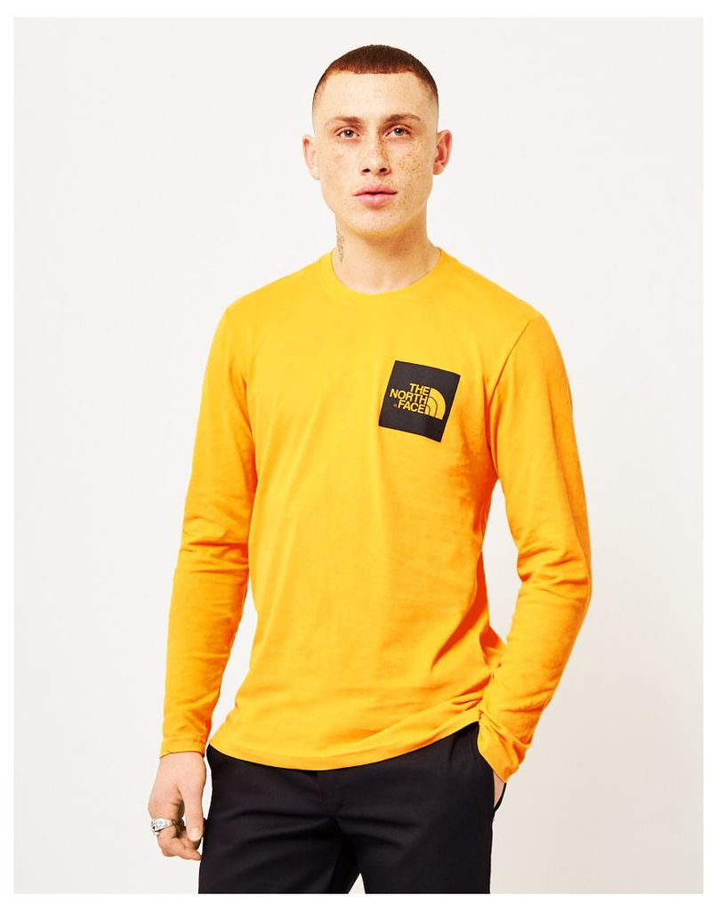 The North Face Black Label Long Sleeve Fine T-Shirt Yellow