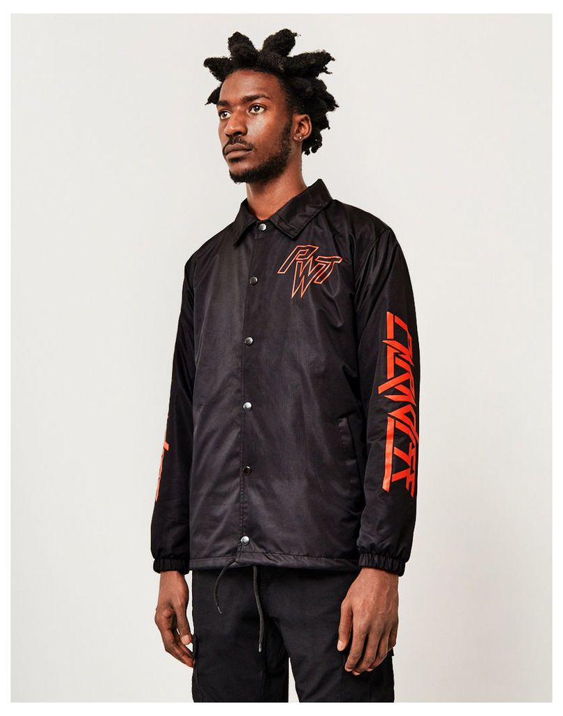 The Idle Man Paradise Coach Jacket Black