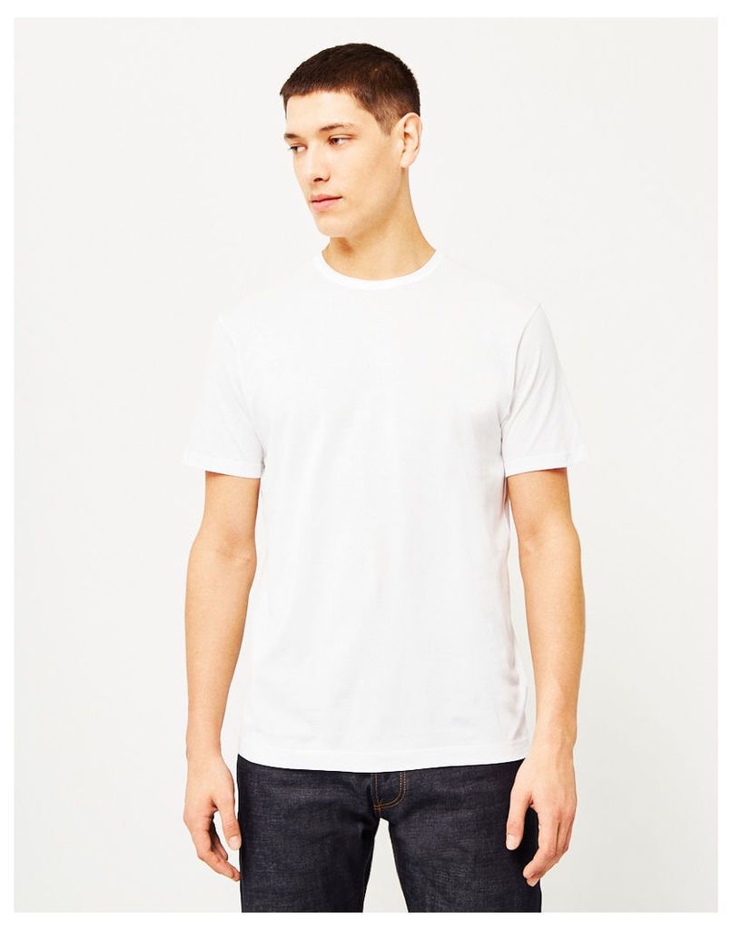 Sunspel Q82 Short Sleeve T-Shirt White