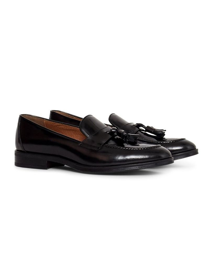 The Idle Man Leather Loafer Black