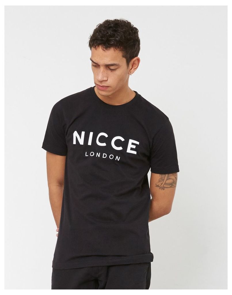 Nicce Logo T-Shirt Black