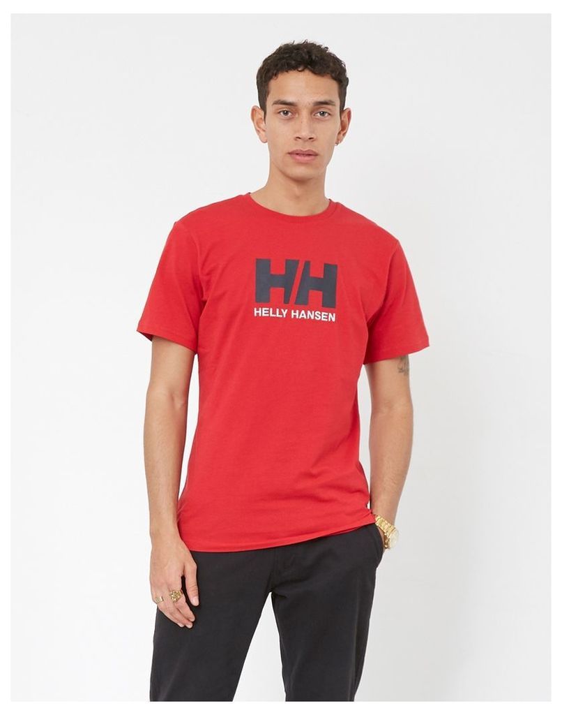 Helly Hansen Logo T-Shirt Red