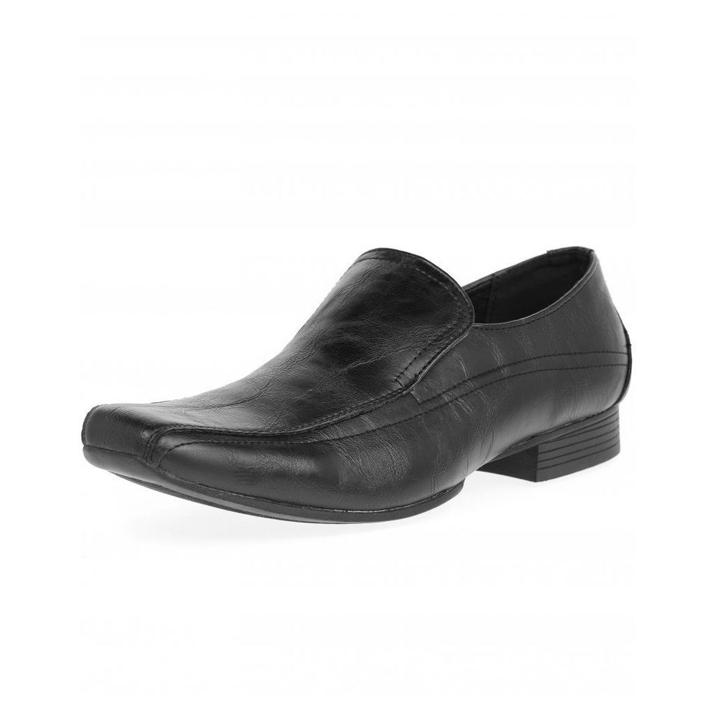 Men's Blue Inc Black Core Tramline Slip On Formal Shoes, Black
