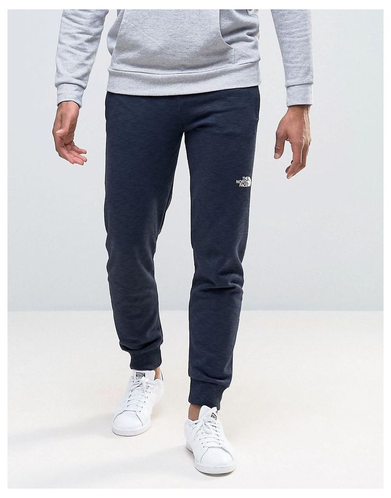 The North Face Slim Joggers With TNF Logo In Navy - Navy