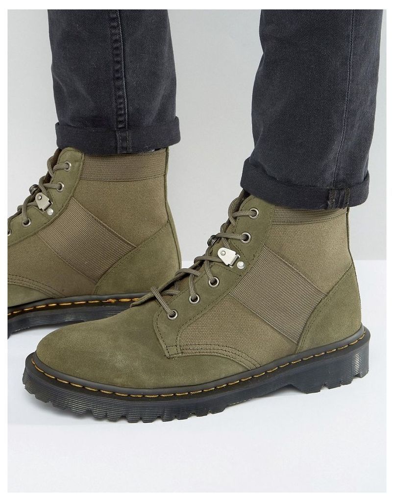 Dr Martens Beam Boots In Khaki - Green