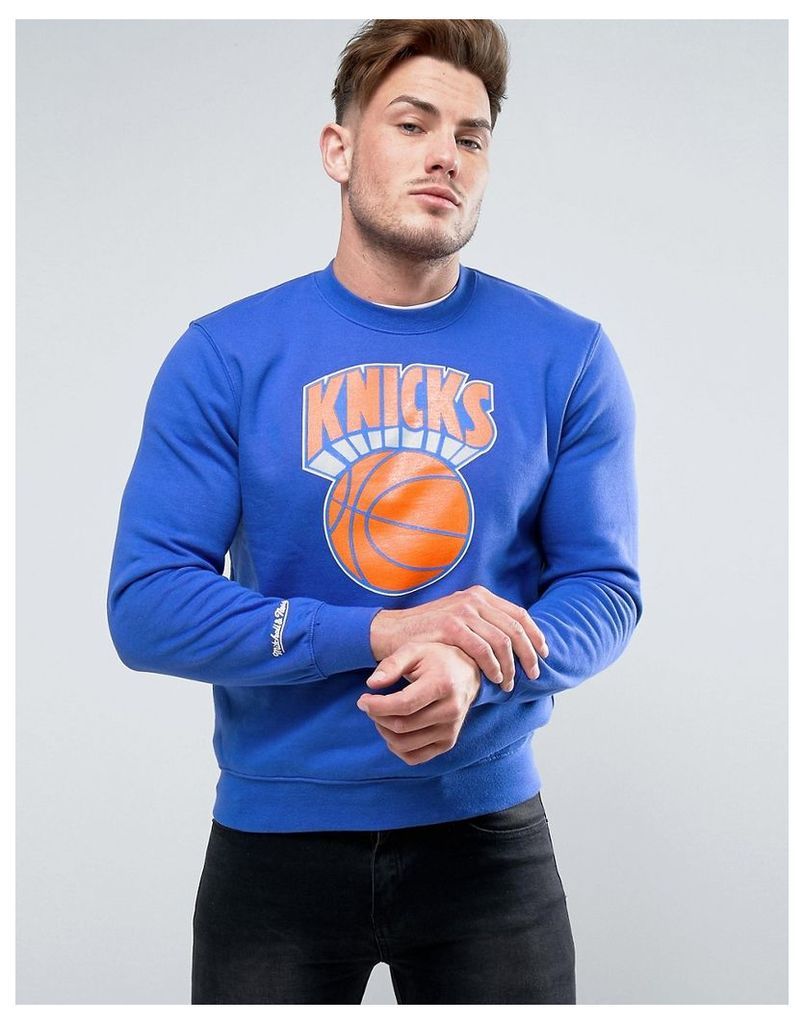 Mitchell & Ness New York Knicks Sweatshirt - Royal