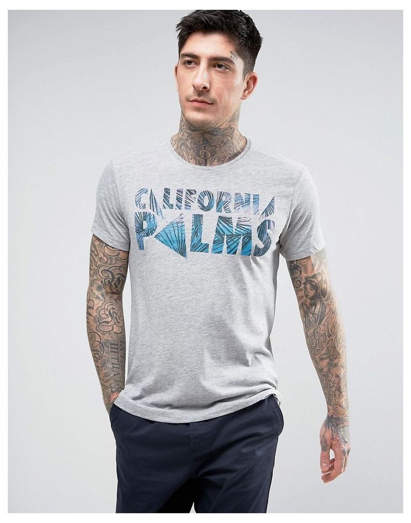 Wrangler California Palms T-Shirt - Grey