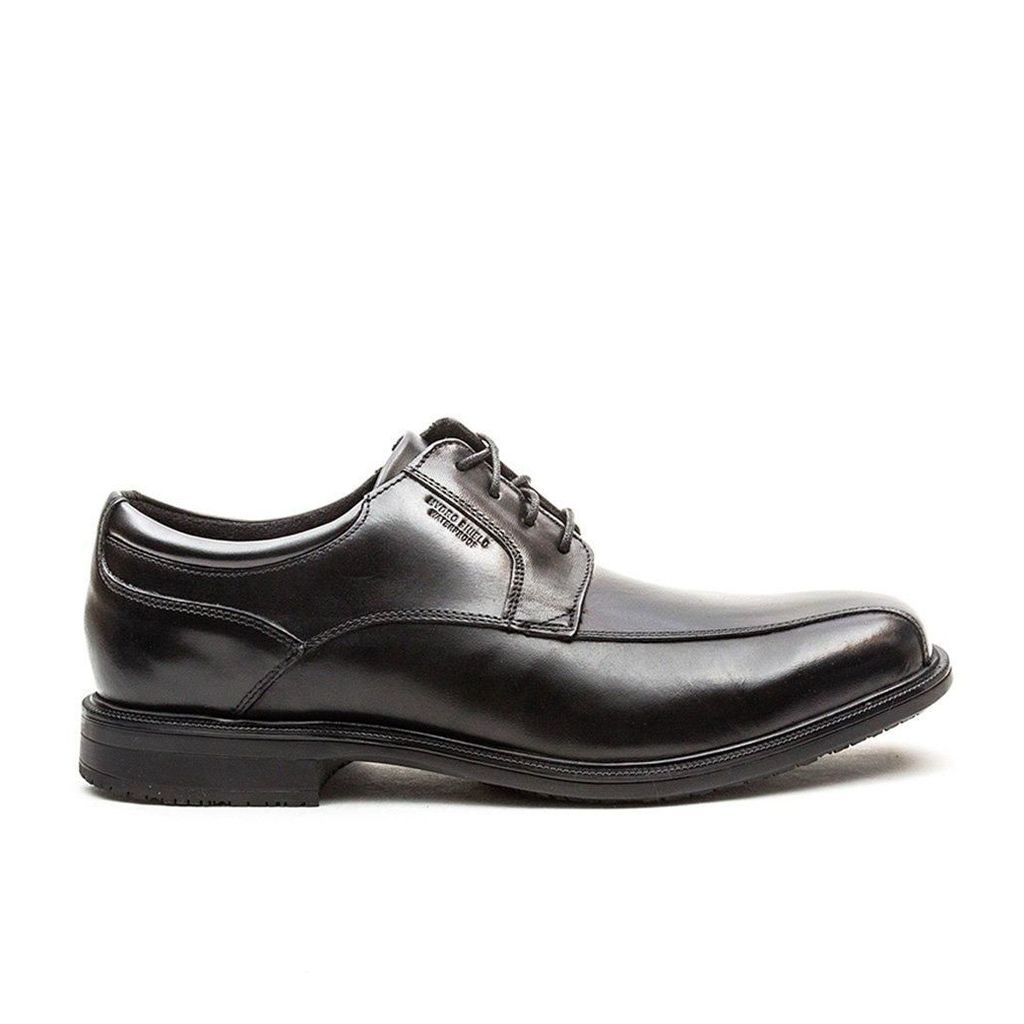 Men's Essential Details II Leather Derby Shoes - Black