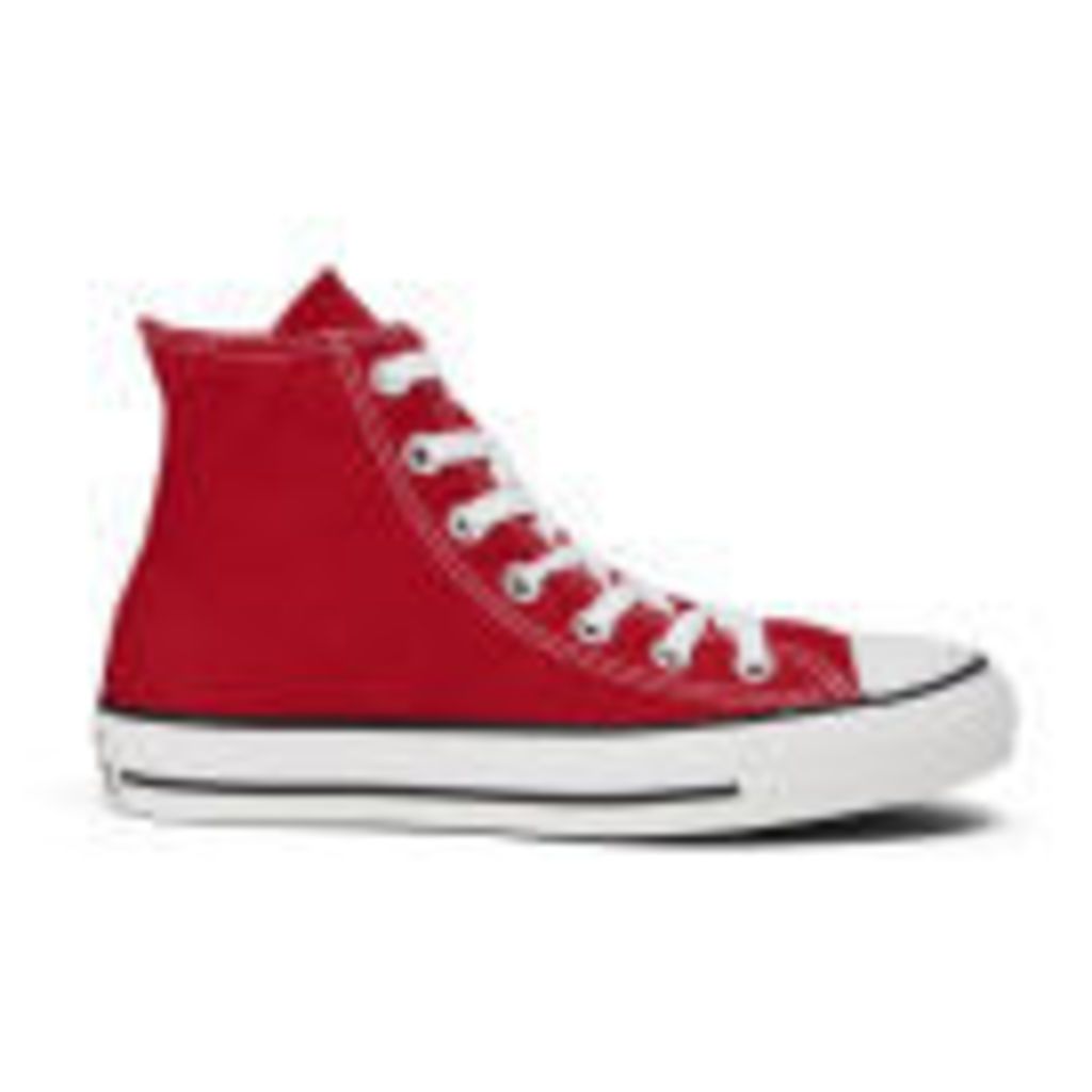 Converse All Star Canvas Hi-Top Trainers - Red - UK 9