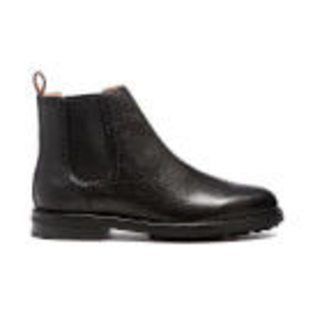 Polo Ralph Lauren Men's Numan Tumbled Leather Chelsea Boots - Black