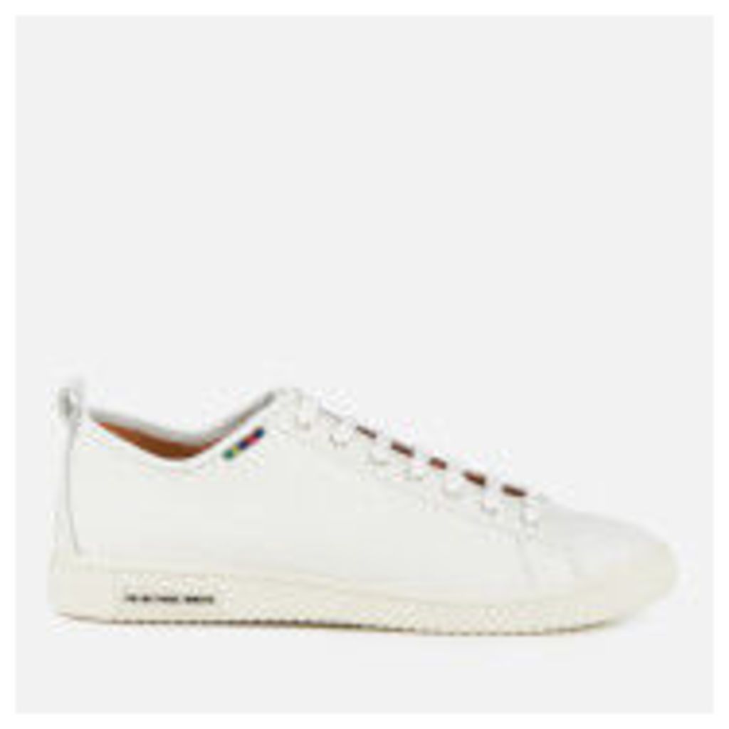 PS by Paul Smith Men's Miyata Leather Trainers - White - UK 11 - White