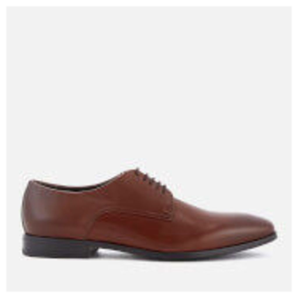 BOSS Hugo Boss Men's High Line Leather Derby Shoes - Medium Brown - UK 11 - Tan