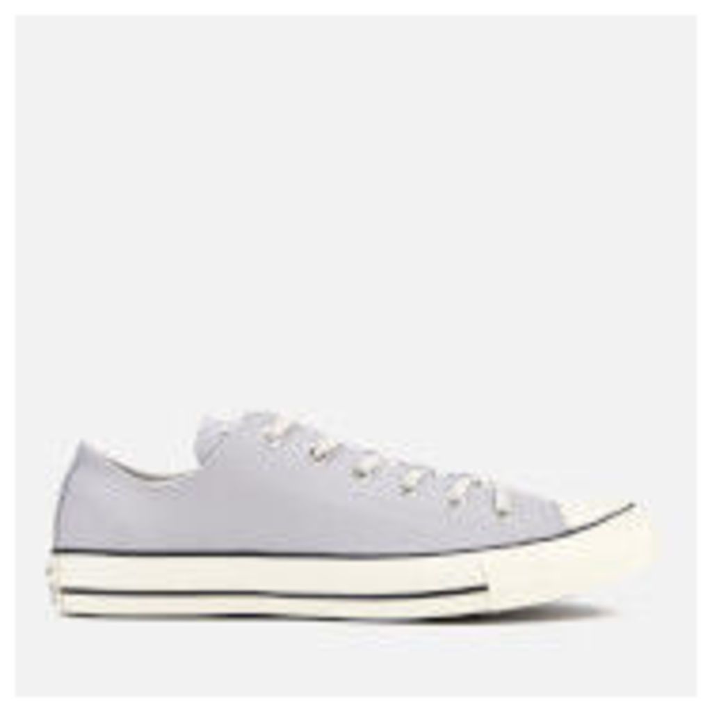 Converse Men's Chuck Taylor All Star Ox Trainers - Wolf Grey/Black/Egret - UK 7 - Grey