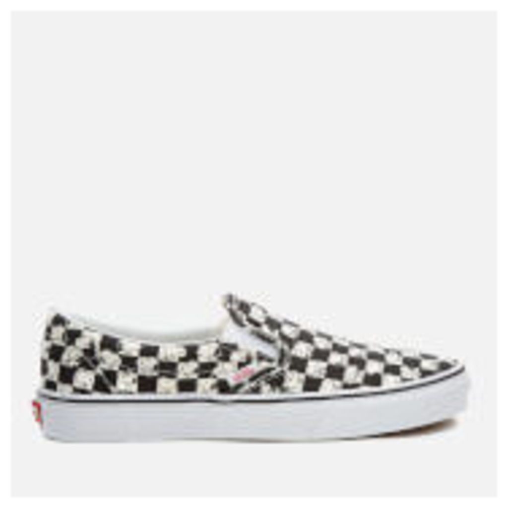 Vans X Peanuts Men's Classic Slip-On Trainers - Snoopy/Checkerboard