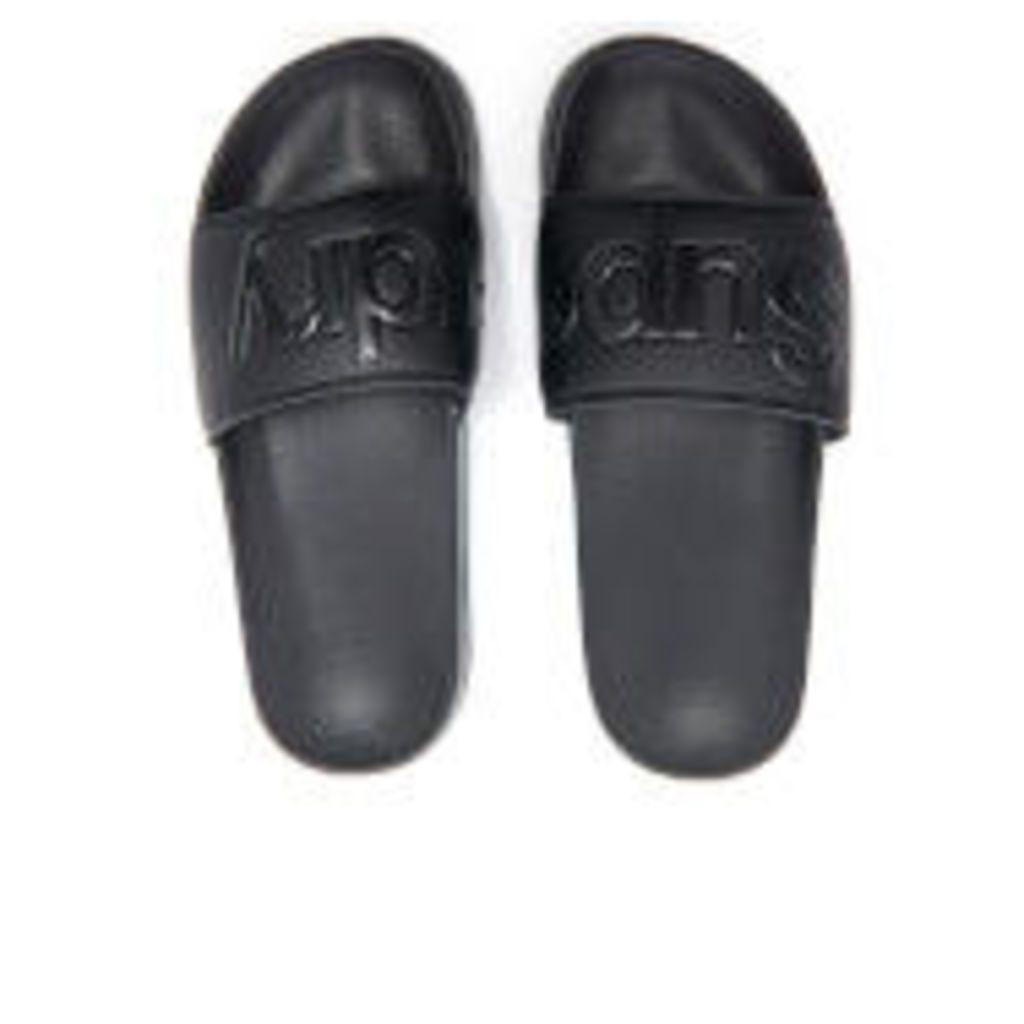 Superdry Men's Pool Slide Sandals - Black