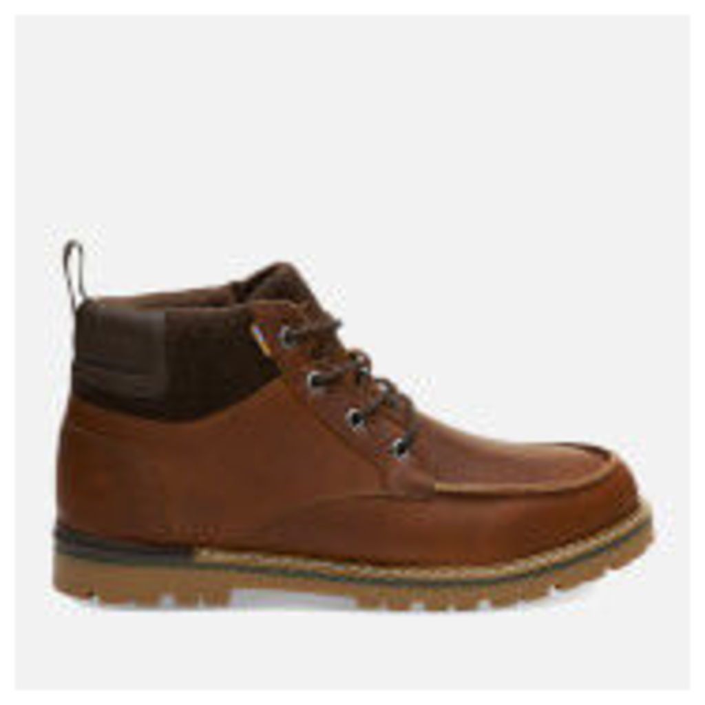 TOMS Men's Hawthorne Waterproof Leather Boots - Peanut Brown - UK 11 - Brown