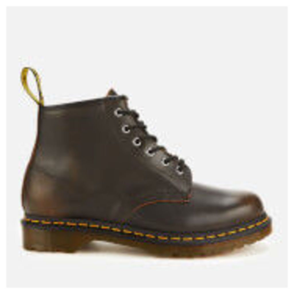Dr. Martens Men's 101 Vintage Leather 6-Eye Boots - Butterscotch - UK 7 - Brown