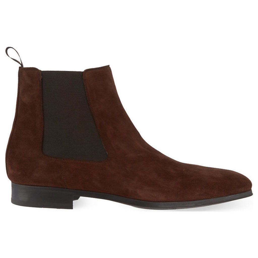 Magnanni Mens Brown Classic Chelsea Boots