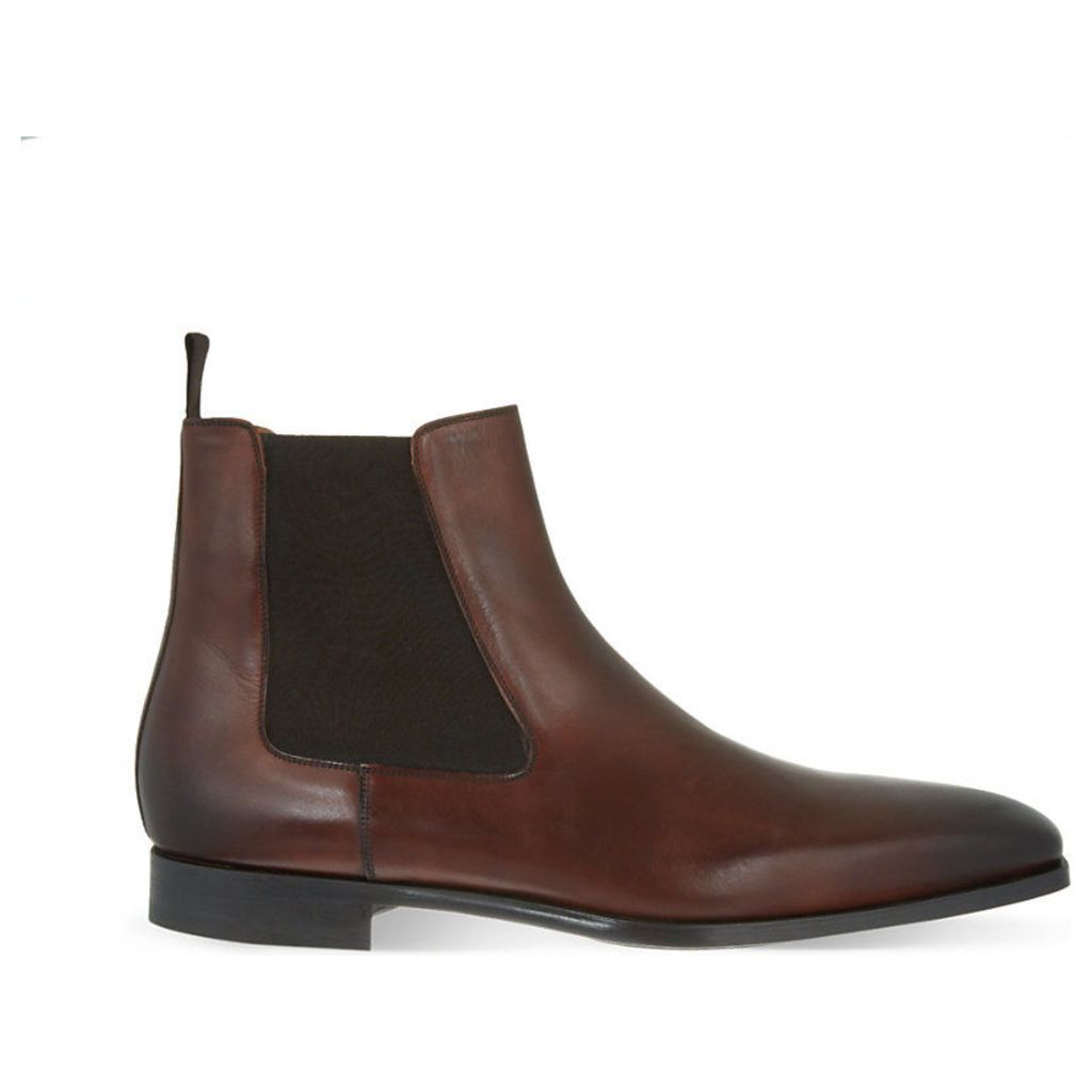 Magnanni Leather Chelsea boots, Mens, Size: EUR 42 / 8 UK MEN, Brown