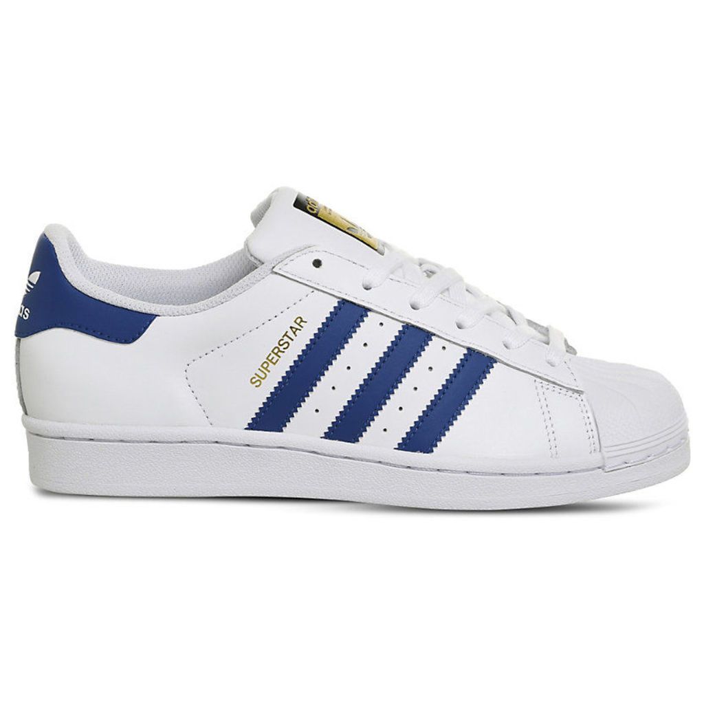 Adidas Superstar GS trainers, Mens, Size: 5.5, White blue