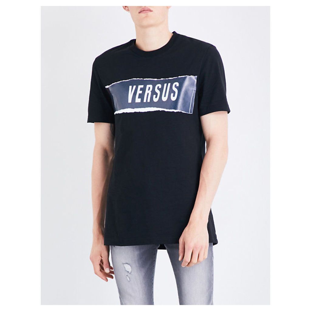 Versus x Zayn logo-print cotton-jersey T-shirt