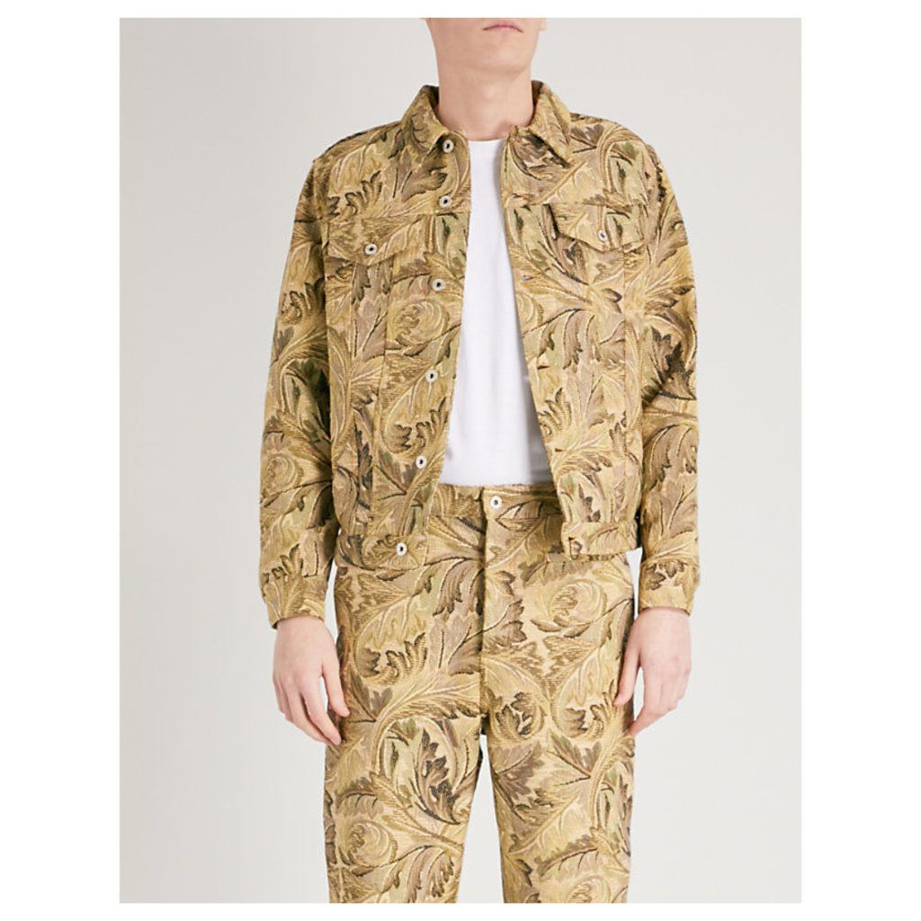 Loewe x William Morris Acanthus-jacquard denim jacket