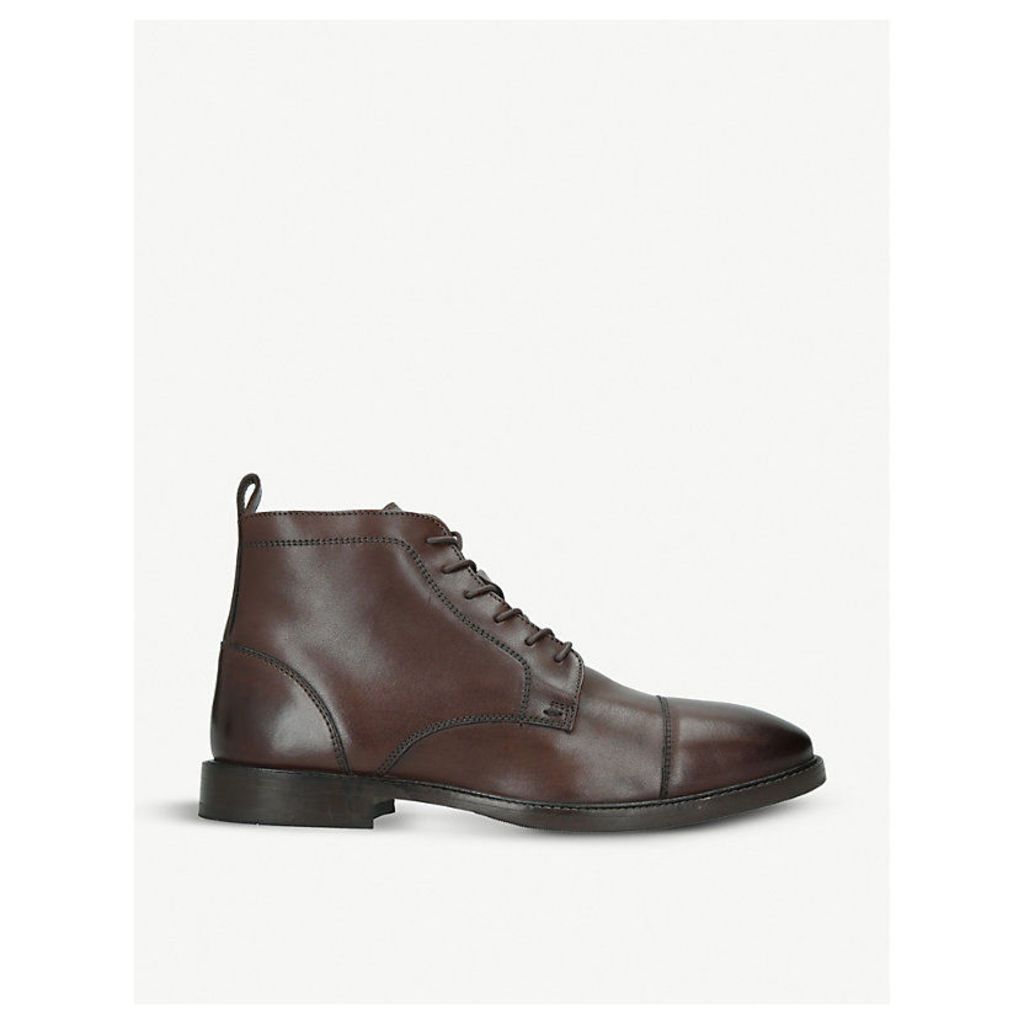 Fenchurch leather ankle boots