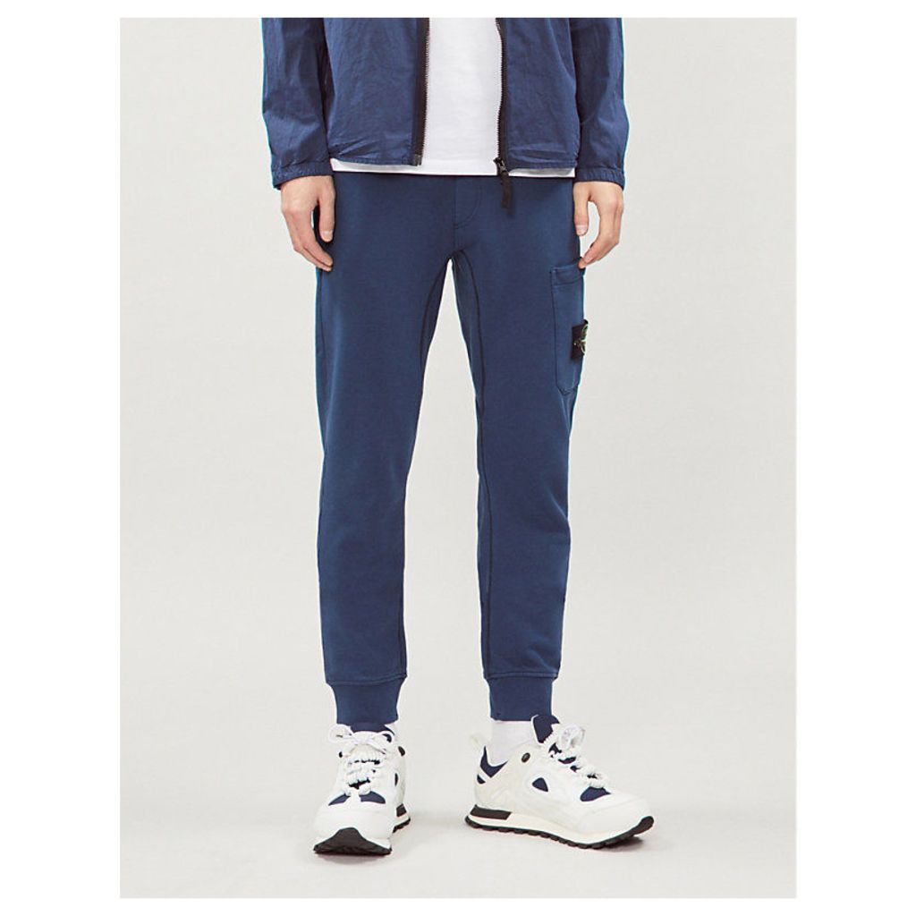 Relaxed-fit cotton-jersey jogging bottoms