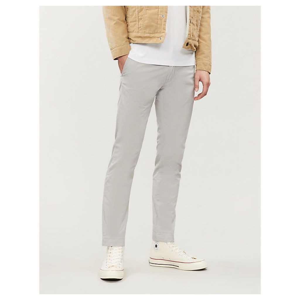 Bedford slim-fit stretch-cotton trousers