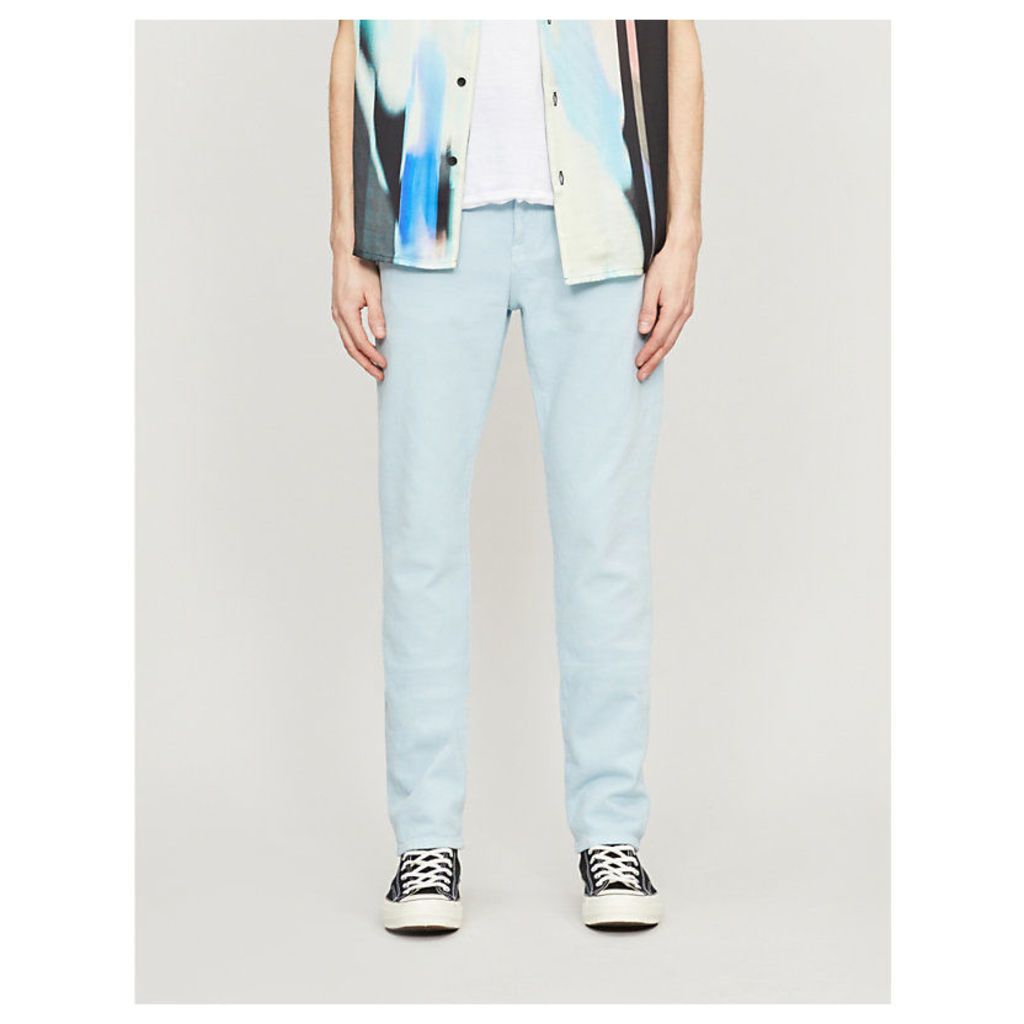 L’Homme faded slim-fit straight jeans