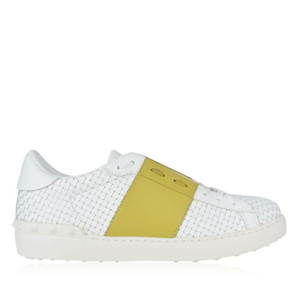 VALENTINO Open Weave Low Top Trainers