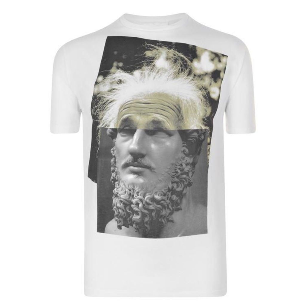 NEIL BARRETT Einstein Hybrid T Shirt