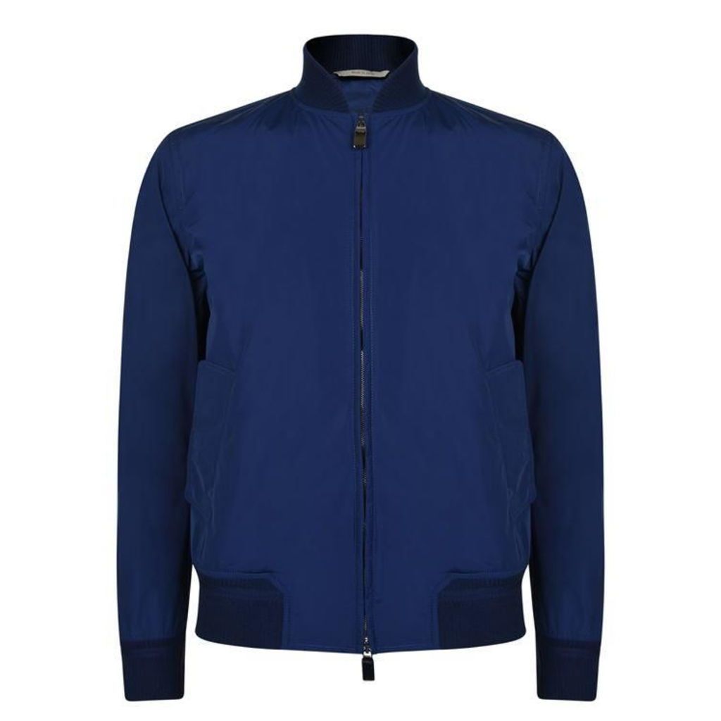 Canali Water Repellent Bomber Jacket
