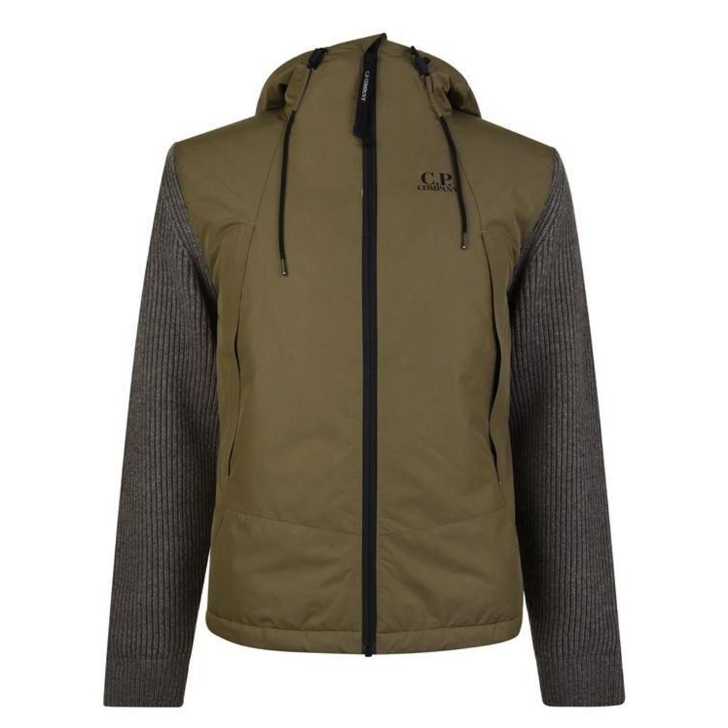 CP Company Knit Panel Hooded Jacket