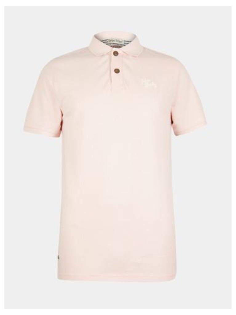 Mens Tokyo Laundry Pink Polo Shirt*, PINK