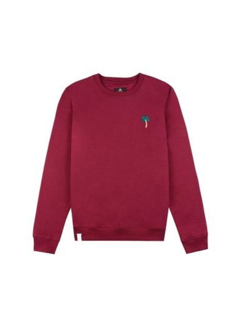 Mens Threadbare Burgundy Cayman Sweatshirt*, Black