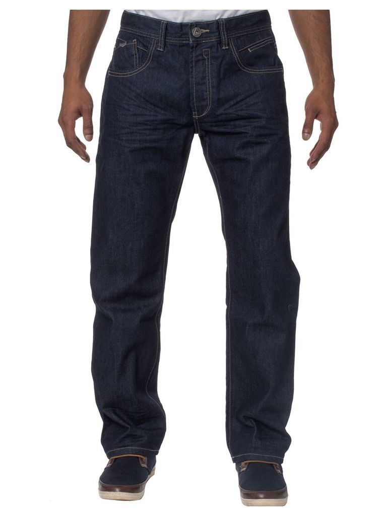 Mens Loose Fit Midnight Bluewash Jeans