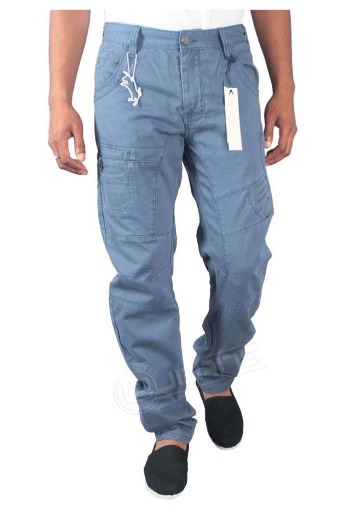 Mens Twisted Fit Light Blue Chinos